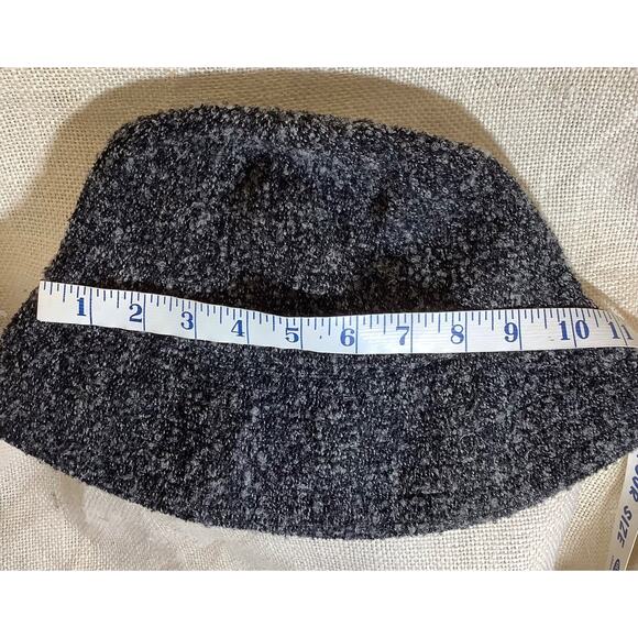 KANGOL Sz Regular MARL KNIT dark light gray bucket hat - Picture 5 of 7